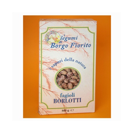 Fagioli Borlotti astuccio 500g